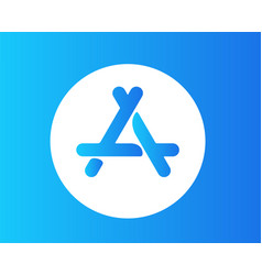 App Store Apple Icon Logo Software Phone Blue