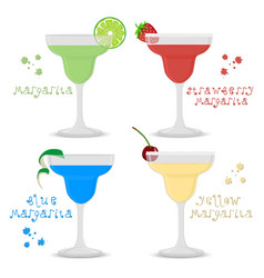 Icon Logo For Set Alcohol Cocktails