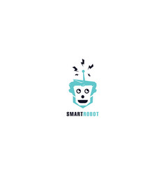 Robot Mascot Logo Design