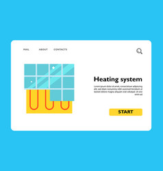 Heating System Under Floor Icon