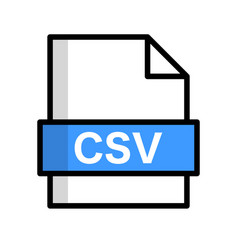 Modern Csv File Icon