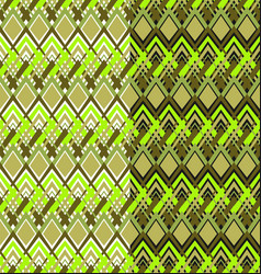 Geometric Chevron Seamless Pattern 70-s Orient