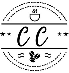 Cc High Quality Cafe Classic Logo Design