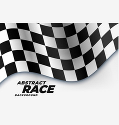 Checkered Racing Flag Sports Background