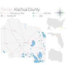 Map Alachua County In Florida