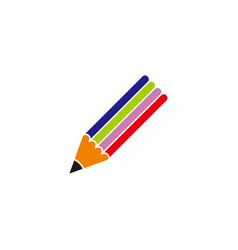 Colorful Simple Pencil Geometric Symbol