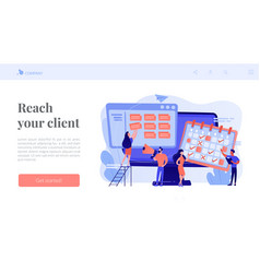 Media Planning Concept Landing Page