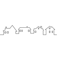 Neighborhood Homes Icon Isolated On Transparent