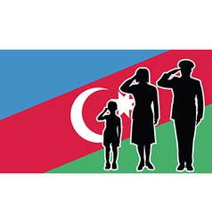 Azerbaijan Soldier Family Salute