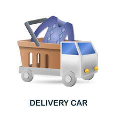 Delivery Car Icon 3d From Black Friday Collection