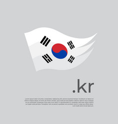 South Korea Flag Stripes Colors