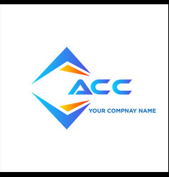 Acc Abstract Technology Logo Design On White