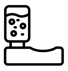 Laboratory Test Tube Line Icon