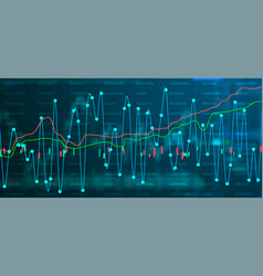 Stock Or Equity Market Graph With Diagrams