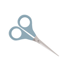 Knitting Blue Scissors Concept