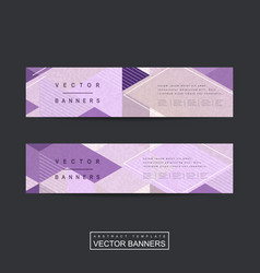 Lovely Banner Template Set Design