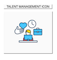 Onboarding Employees Color Icon