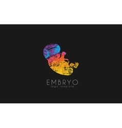 Embryo Logo Design Silhouette Of Baby