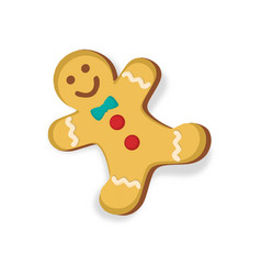 Happy Gingerbread Man Cookie