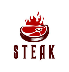 Steak Grill Icon Barbecue Steakhouse Symbol