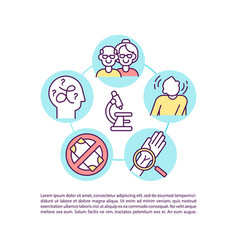 Medical Testing Elderly Patients Concept Icon