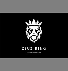 Zeus Poseidon Lord King God Crown Face Head Logo