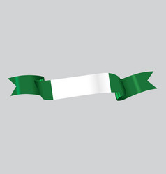 3d Flag Of Nigeria On Ribbon