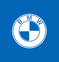 Bmw Brand Logo Car Automobile Symbol White Design