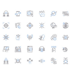 Business Development Line Icons Collection