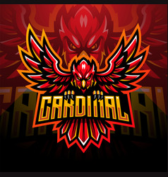 Cardinal Esport Mascot Logo Design