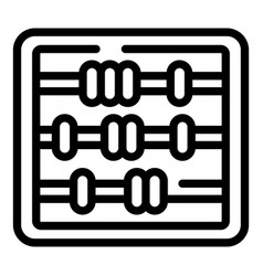 Abacus Icon Outline School Study