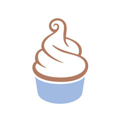 Simple Fun Soft Serve Ice Cream In Cup