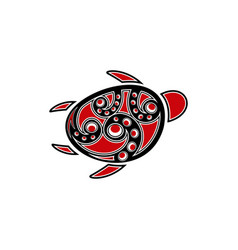 Turtle Haida Style Logo Design