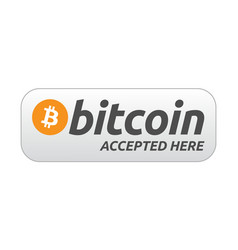 Bitcoin Accepted Here For Shop Display Sign