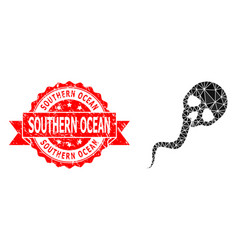 Rubber Southern Ocean Stamp Seal And Dead Sperm