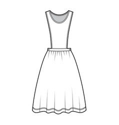 Dress Pinafore Apron Technical Fashion