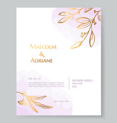 Luxury Wedding Invitation Card