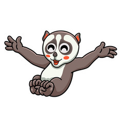 Cute Little Loris Cartoon Posing