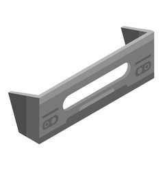 Front Car Bumper Icon Isometric Style