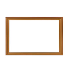 Wooden Frame On A White Background Background