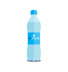 1 Litre Bottle Pure Water On A White Background