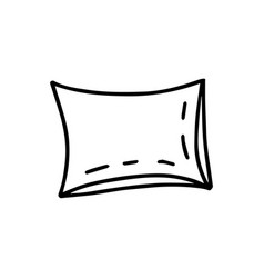 Doodle Hand Drawn Pillow