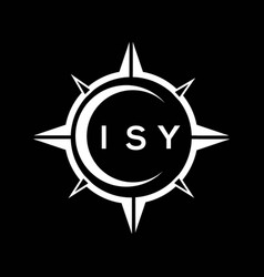 Isy Abstract Technology Circle Setting Logo