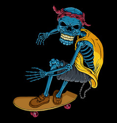 Skateboard Skull