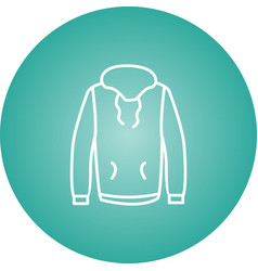 Unique Pull Over Line Icon