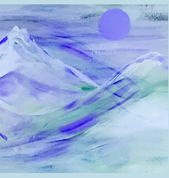 Watercolor Mountains Background