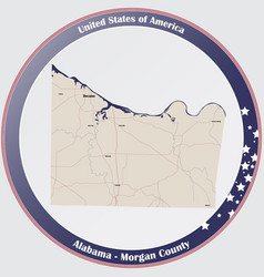 Map Morgan County In Alabama