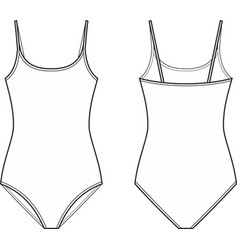 Womens One Piece Swimsuit Front And Back