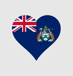 Ascension Island Heart Flag