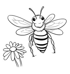 Bee Coloring Pages Drawing For Kids